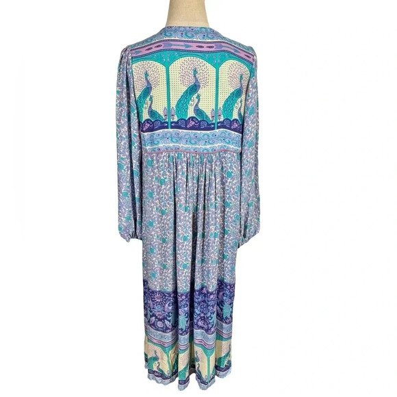 Spell and the Gypsy Collective Xanadu Boho Maxi Dress Original Release Peacock - Picture 8 of 16